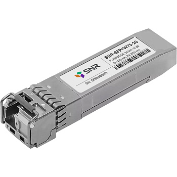 SNR SNR-SFP+W73-20 Модуль/ Модуль SFP+ WDM, дальность до 20км (12dB), 1270нм