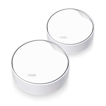 Deco X50-PoE(2-pack) Wi-Fi Mesh-система PoE AX3000 Mesh-система Wi-Fi 6 с поддержкой PoE