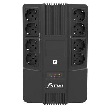 ИБП POWERMAN Brick 1000, линейно-интерактивный, 1000ВА, 600Вт, 4 евророзетки с резервным питанием, 4