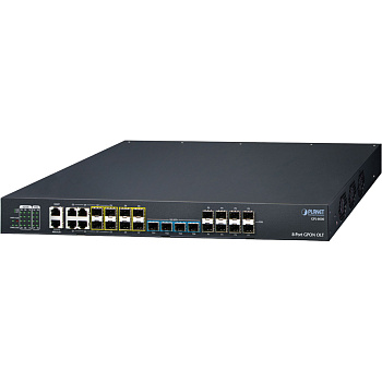 PLANET GPL-8000 коммутатор/ PLANET 8-Port GPON OLT with 4-Port Gigabit TP/SFP Combo + 4-Port 1000X S