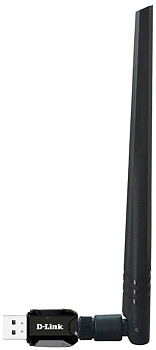 D-Link DWA-137/C1A Адаптер/ N300 Wi-Fi USB Adapter, 1x5dBi detachable + 1x2dBi internal antennas