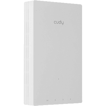 Cudy AP3000 Wall Точка доступа/ AX3000 Dual Band Wi-Fi 6 Wall Plate Access Point, Chipset MT7981+MT7