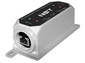 NST NS-EX-1GP/W Уличный PoE удлинитель/ Уличный Ultra PoE удлинитель Gigabit Ethernet до 250м на 1 п