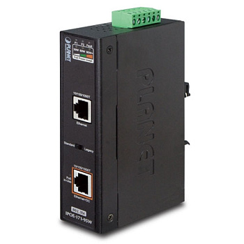 PLANET IPOE-171-95W инжектор/ IP30, Industrial Single-Port 10/100/1000Mbps 802.3bt PoE++ Injector (9
