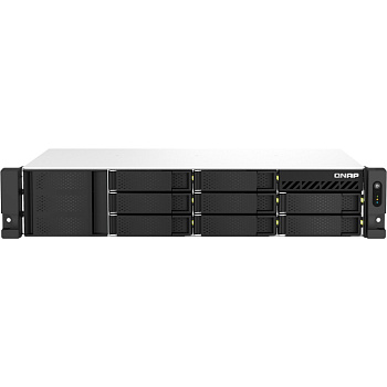 Сетевое хранилище без дисков/ SMB QNAP TS-873AeU-RP-4G NAS 8 HDD trays, 2x 2.5 GbE. 64-bit 4-core AM