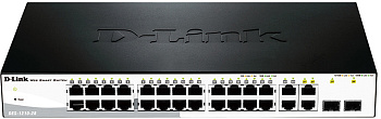 D-Link DES-1210-28/C2A Коммутатор/ DES-1210-28/C Smart L2 Switch 24x100Base-TX, 2x1000Base-T, 2xComb
