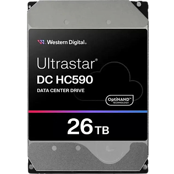 Жесткий диск/ HDD WD SAS Server 26Tb Ultrastar DC HC590 7200 12Gb/s 512MB 1 year warranty (replaceme