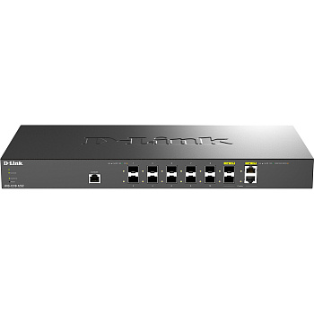 D-Link DXS-1210-12SC/B1A Коммутатор/ Smart L2+ Switch 10x10GBase-X SFP+, 2xCombo 10GBase-T/SFP+, CLI