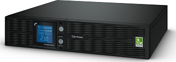 ИБП CyberPower PR1500ELCDRT2U, Rackmount, Line-Interactive, 1500VA/1350W, 8 IEC-320 С13 розеток, USB