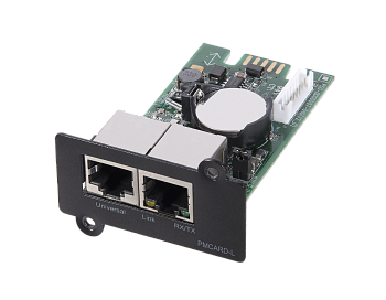 SNMP карта для удаленного управления по сети Ethernet c Английским интерфейсом, 2xRJ45, PowerMaster/