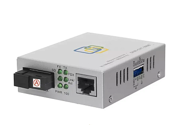 SNR SNR-CVT-100A Медиаконвертер/ Медиаконвертер  10/100-Base-T / 100Base-FX, Tx/Rx: 1310/1550нм