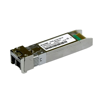 D-Link 433XT/B1A Трансивер/ 433XT SFP+ Transceiver, 10GBase-ER, Duplex LC, 1550nm, Single-mode, 40KM