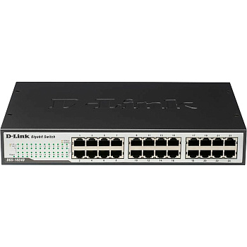 D-Link DES-1024D/G1A Коммутатор/ DES-1024D Unmanaged Switch 24x100Base-TX, metal case