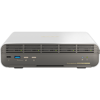 Сетевое хранилище без дисков/ SMB QNAP TBS-h574TX-i3-12G 5-bay E1.S or M.2 2280 PCIe NVMe, Intel Cor
