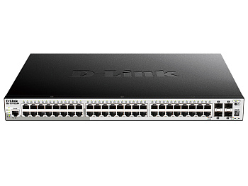 D-Link DGS-1510-52XMP/A1A Сетевой коммутатор/ DGS-1510-52XMP SmartPro L2+ Stackable Switch 48x1000Ba