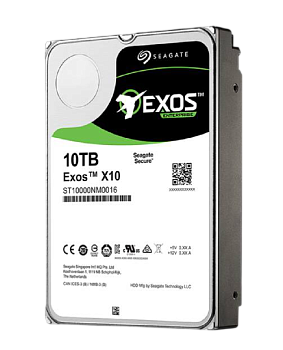 Жесткий диск/ HDD Seagate SAS 10Tb Exos X10  12Gb/s 7200 rpm 256Mb DC20+ (clean pulled ~150 hours) 1