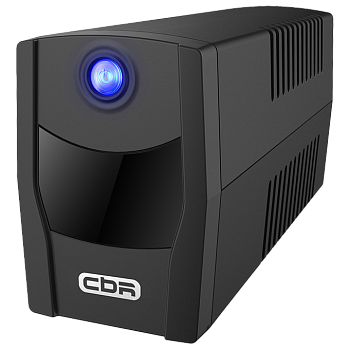 Башенный линейно-интерактивный ИБП/ ИБП CBR [QTM-1050T-4I-LCUC] Line Interactive  1050VA/600W 9Ah12V