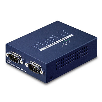 PLANET MG-120 шлюз/ PLANET 2-Port RS232/422/485 Modbus Gateway (1-Port 10/100BASE-TX, -10 to 60 C, M