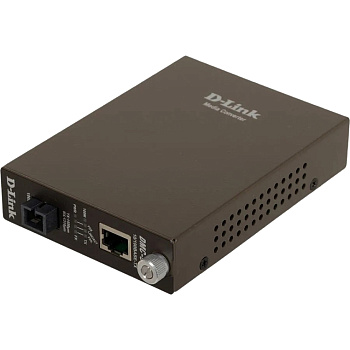 D-Link DMC-920T/B10A Конвертор/ 10/100BASE-TX to 100BASE-FX Single-mode Fiber (20km, SC, TX 1550nm, 