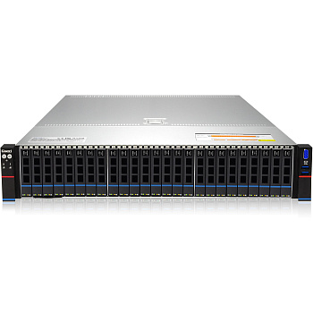 Серверная платформа/ Gooxi SR201-D25RE 2U 25 bay server with expander bp,based on AMD 7003 2 riser c