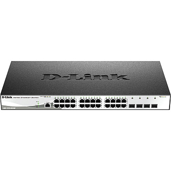 D-Link DGS-1210-28X/ME/B1B Коммутатор/ DGS-1210-28X/ME Managed L2 Metro Ethernet Switch 24x1000Base-