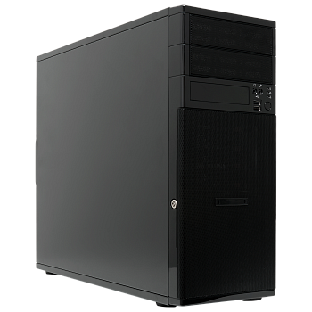 Серверный корпус/ 4-trays Workstation Chassis 2 x 5.25" drive bays 4 x 3.5" swappable HDD trays; 4-p