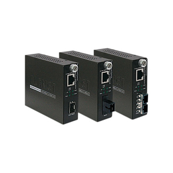 PLANET GST-802S GST-802S медиа конвертер/ 10/100/1000Base-T to 1000Base-LX Smart Gigabit Converter (