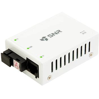 SNR SNR-CVT-100A-V2 (Rev.M) Медиаконвертер/ Медиаконвертер  10/100-Base-T / 100Base-FX, Tx/Rx: 1310/