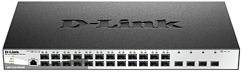D-Link DGS-1210-28XS/ME/DC/B1A Коммутатор/ DGS-1210-28XS/ME/DC Managed L2 Metro Ethernet Switch 24x1
