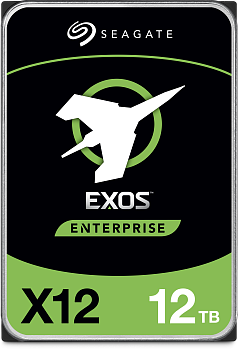Жесткий диск/ HDD Seagate SAS 12Tb Exos 12GB 7200 256MB 1 year warranty (replacement ST12000NM002G, 