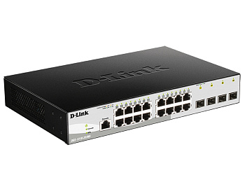 D-Link DGS-1210-20/ME/B1A Коммутатор/ DGS-1210-20/ME/B Managed L2 Metro Ethernet Switch 16x1000Base-