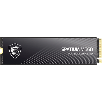 MSI SSD SPATIUM M560, 1000GB, M.2(22x80mm), NVMe, PCIe 5.0 x4, 3D TLC, R/W 10200/8400, IOPs 1 300 00