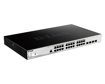 D-Link DGS-1210-28MP/ME/B1A Коммутатор/ DGS-1210-28MP/ME Managed L2 Metro Ethernet Switch 24x1000Bas