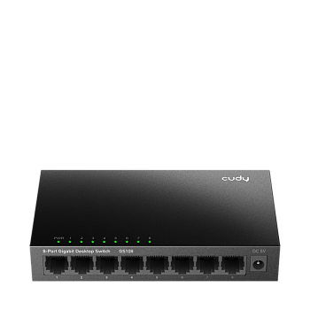 Cudy GS108 Коммутатор/ 8-Port Gigabit Metal Switch, 8 10/100/1000M RJ45 Ports, IGMP Snooping, Loop D