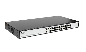 Origo OS1226P/285W/A1A Коммутатор/ Unmanaged Switch 24x100Base-TX PoE, 2x1000Base-T, PoE Budget 285W