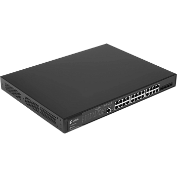 TP-Link SG3428XMP Коммутатор/ 24-port Gigabit Managed PoE switch with 4 10G SFP+ ports, support 802.