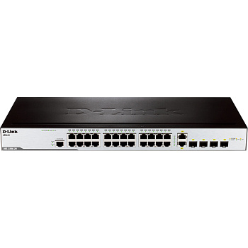D-Link DES-3200-28/C1A Сетевой коммутатор/ Managed L2 Switch 24x100Base-TX, 2x1000Base-X SFP, 2xComb
