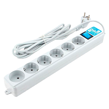 Фильтр-удлинитель Power Cube PRO, 5,0 м, LC контур, 16А/3,5кВт/ Surge protector Power Cube  Pro 5,0 