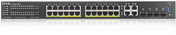 ZYXEL GS2220-28HP-EU0101F Коммутатор/ ZYXEL NebulaFlex Pro GS2220-28HP Hybrid L2 PoE+ switch , rack 