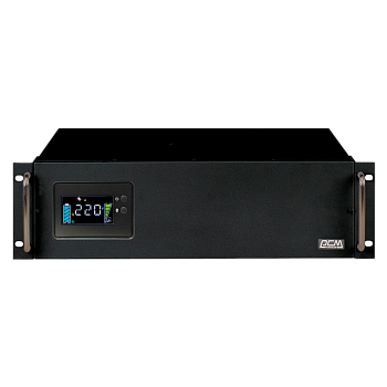 ИБП Powercom King Pro RM KIN-2200AP LCD 1760Вт 2200ВА черный/ UPS Powercom King Pro RM KIN-2200AP LC
