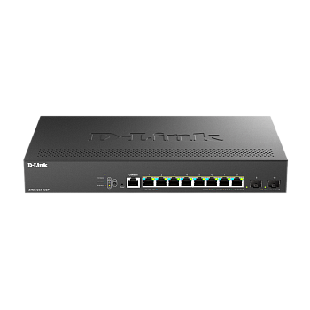 D-Link DMS-1250-10SP/A1A/6KV Коммутатор/ Управляемый L2 PoE-коммутатор, 8x2.5GBase-T PoE, 2x10GBase-