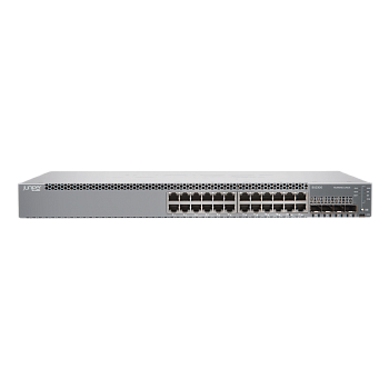 Juniper EX2300-24T Коммутатор EX2300/ EX2300 24-port 10/100/1000BaseT, 4 x 1/10G SFP/SFP+ (optics so