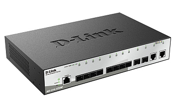 D-Link DGS-1210-12TS/ME/B1A Коммутатор/ Managed Gigabit Switch with 10 Ports 1000Base SFP + 2 Ports 