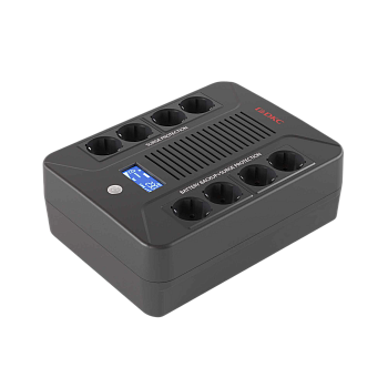 Линейно-интерактивный ИБП ДКС серии Info PDU, 600 ВА/360 Вт, 1/1,8xSchuko, LCD, 1x7Aч