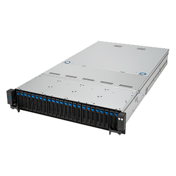 Серверная платформа/ ASUS RS521A-E12-RS24U, 2U, 1 x SP5 LGA 6096 360W, 24 x DDR5 6400/4800*, 24x 3.5