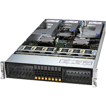 Платформа для сервера/ Supermicro Server AS-2126HS-TN 2U (2x AMD EPYC 9004/9005 / 24x DDR5 RDIMM / 1