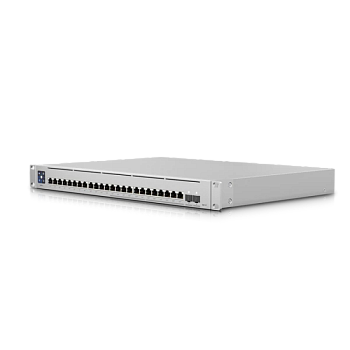 Ubiquiti USW-Enterprise-24-PoE Коммутатор/ 24-port, Layer 3 switch with 2.5 GbE PoE+ output.400W tot
