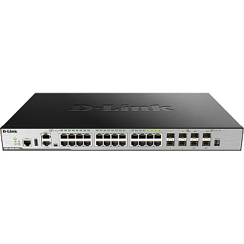 D-Link DGS-3630-28TC/A2ASI Коммутатор/ DGS-3630-28TC/A1ASI,DGS-3630-28TC/*SI Managed L3 Stackable Sw