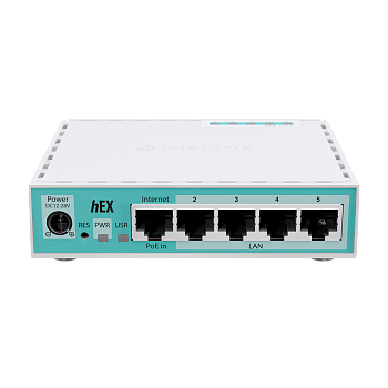 Mikrotik E50UG Маршрутизатор/ E50UG hEX refresh Router Dual-Core ARM64 CPU, 512MB RAM, 5 GbE Ports, 