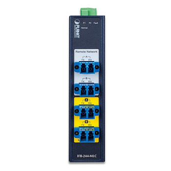 PLANET IFB-244-MSC коммутатор/ PLANET IFB-244-MSC Industrial 2-channel Optical Fiber Bypass Switch w